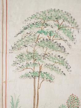A wall panel, 19th Century.