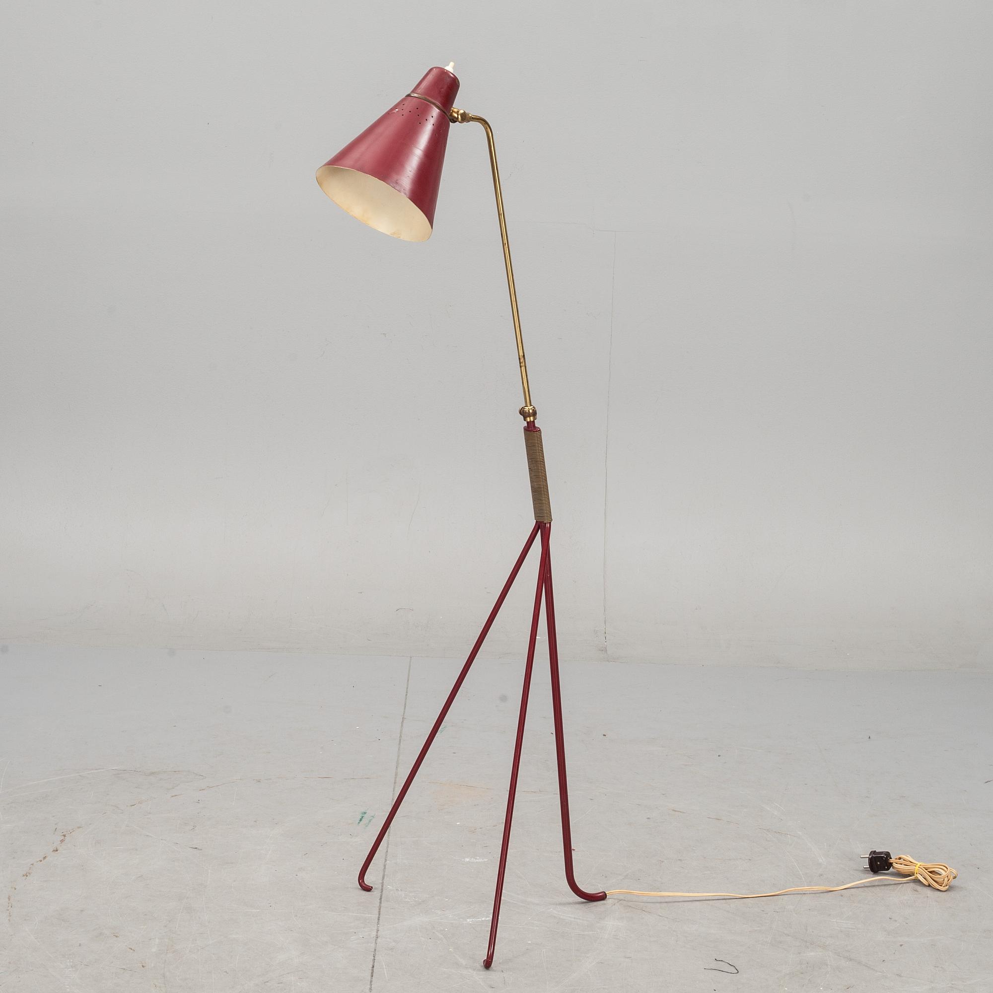 GOLVLAMPA, 1900-talets andra hälft.