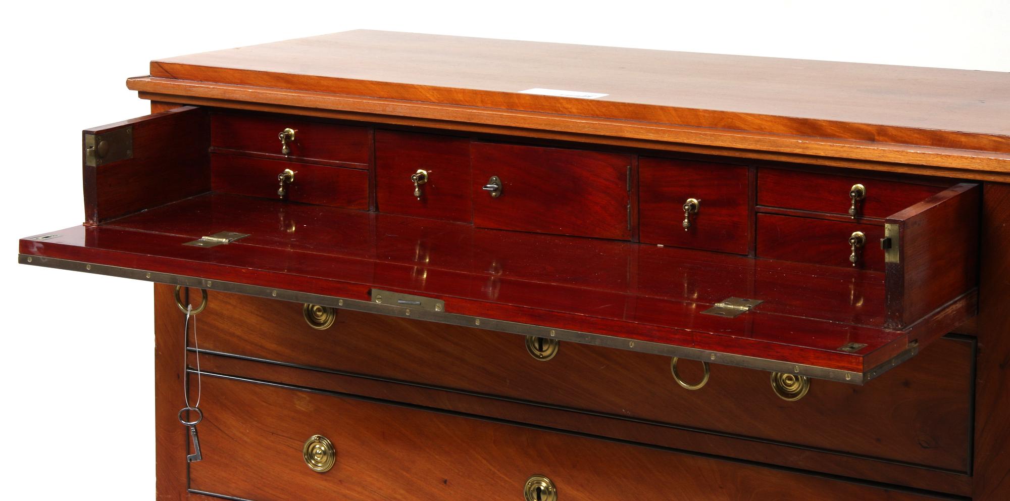 SKRIVBYRÅ, sengustaviansk stil, 1800/1900-tal.