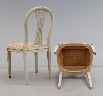 STOLAR, 4 st, gustaviansk stil, 1900-talets andra hälft.