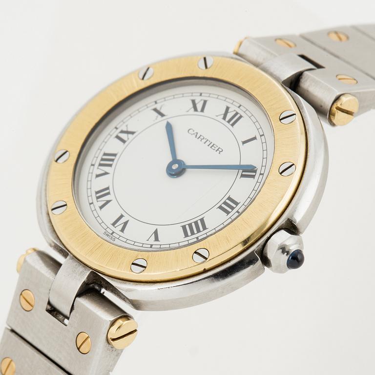 CARTIER, Santos VLC, wristwatch, 27 mm.