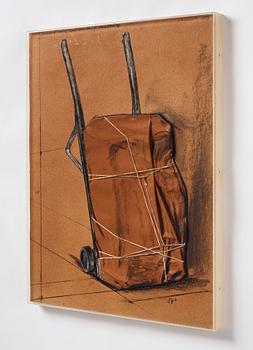 Christo Vladimirov Javacheff, "Package on hand truck (Project)".