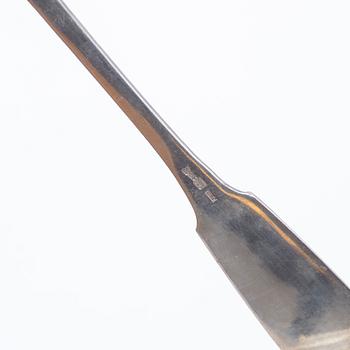 A Russian silver ladle, silver, Moscow 1869.