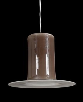 TAKLAMPA, glas, Gino Vistosi, Murano, Italien 1960-tal.