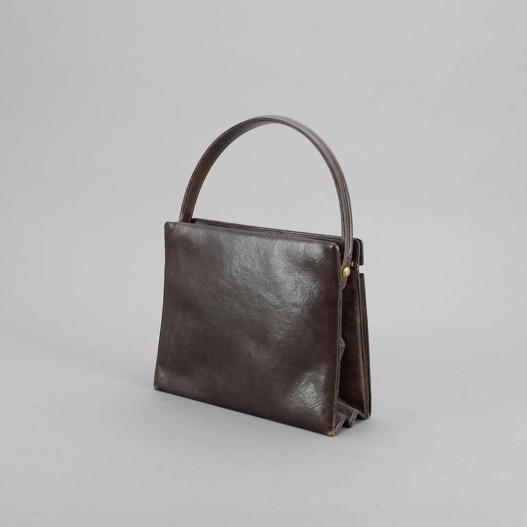 HANDVÄSKA, "Pigskin Writing Travel Handbag", Gucci, sent 1980-tal.