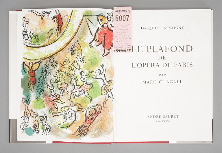 BOK, "Le plafond de l'Opéra de Paris par Marc Chagall", utgiven av André Sauret, 1965.