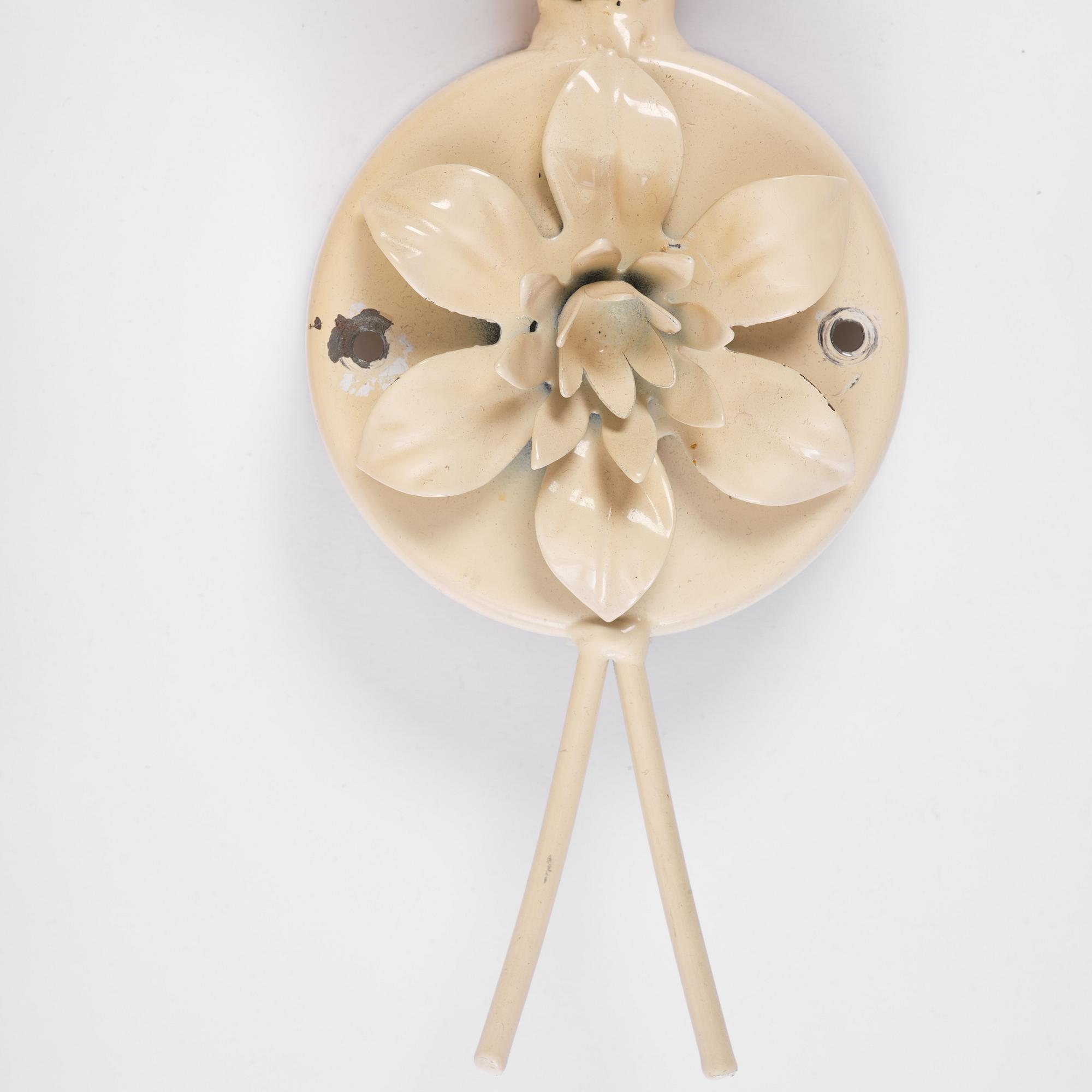 Vägglampor, ett par, 1900-talets andra hälft.