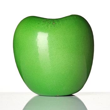 Hans Hedberg, a faience sculpture of  an apple, Biot, France.