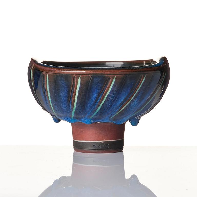 Wilhelm Kåge, a Farsta stoneware bowl, Gustavsberg Studio 1958.