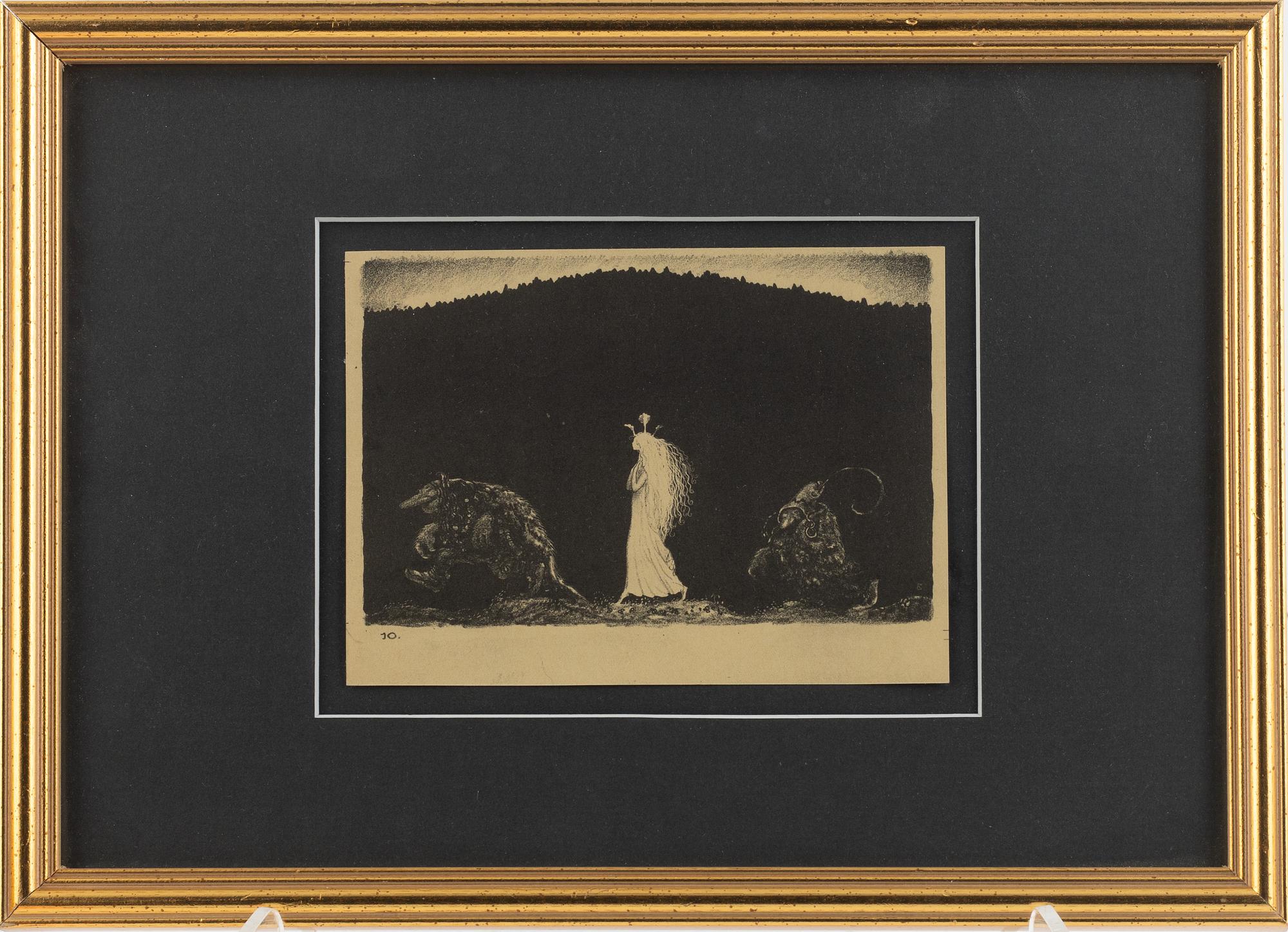 John Bauer, 'Trollens styfdotter'.