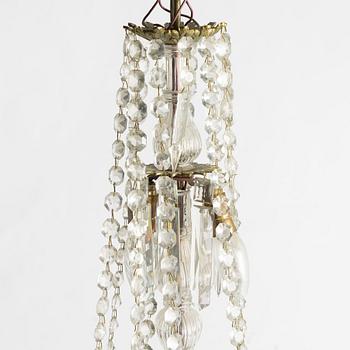 Ljuskrona, oskariansk, sent 1800-tal.