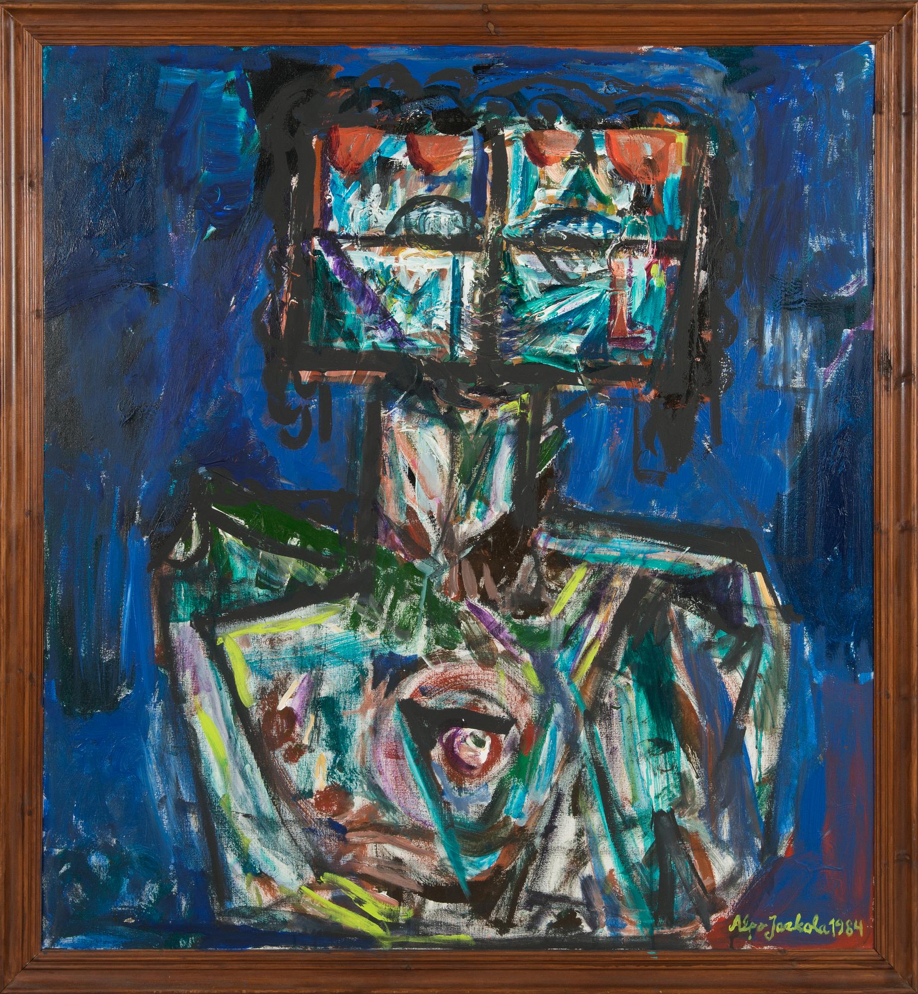 Alpo Jaakola, 'Laughing self-portrait arfter the war'.