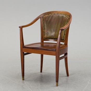 An early 20th century armchair.