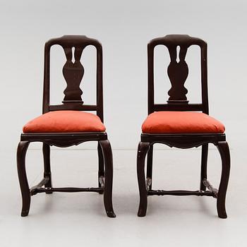 STOLAR, 1 par, rokoko, 1700-tal.