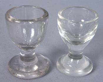 SNAPSGLAS, 6 st, 1800/1900-tal.