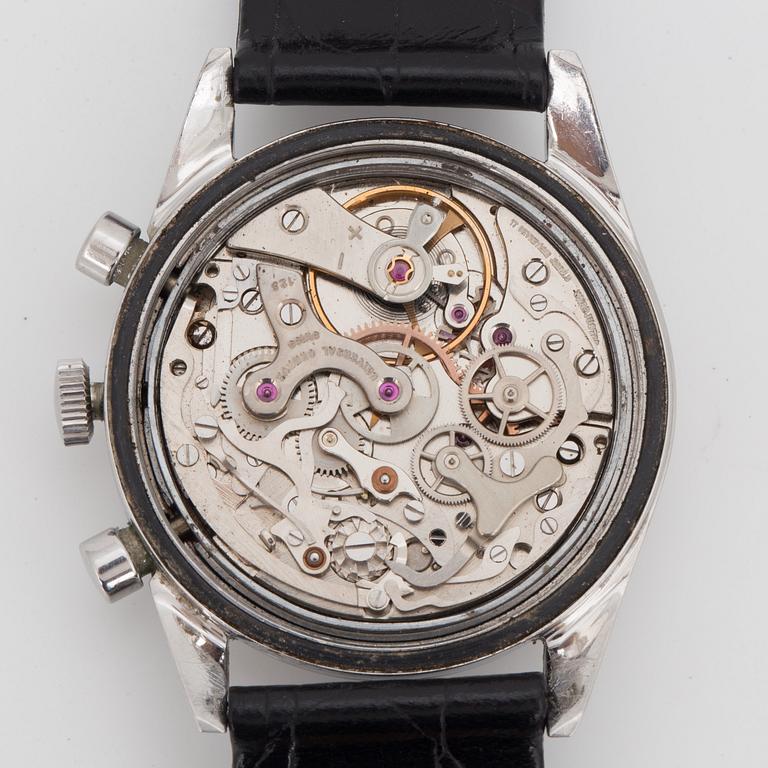 UNIVERSAL GENEVE, Uni-Compax, "Big Eye", chronograph, wristwatch, 36.5 mm,