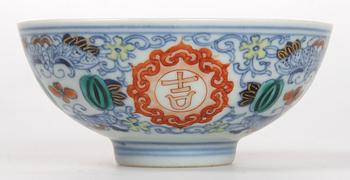 SKÅL, porslin, Kina, 1800/1900-tal.