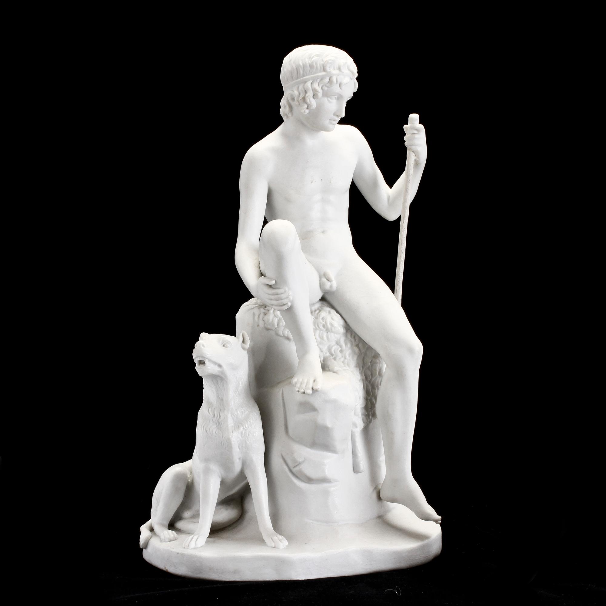 FIGURIN, parian, Bing & Gröndahl, 1900-tal.