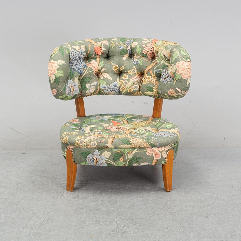 A 'Schulz' easy chairs by Otto Schulz for JIO, mid 20th Century.