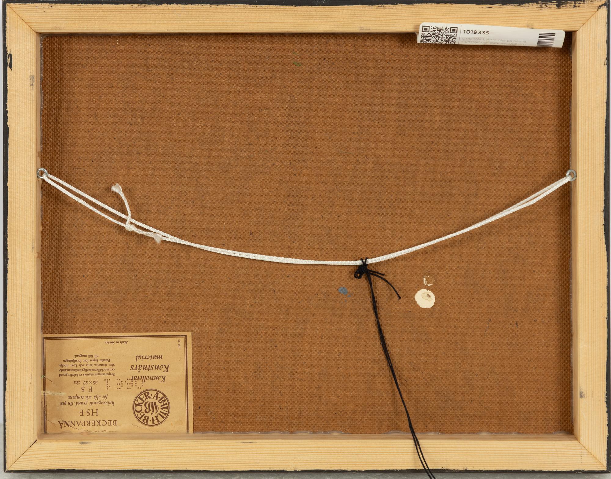 Uno Vallman, Mountain Landscape.