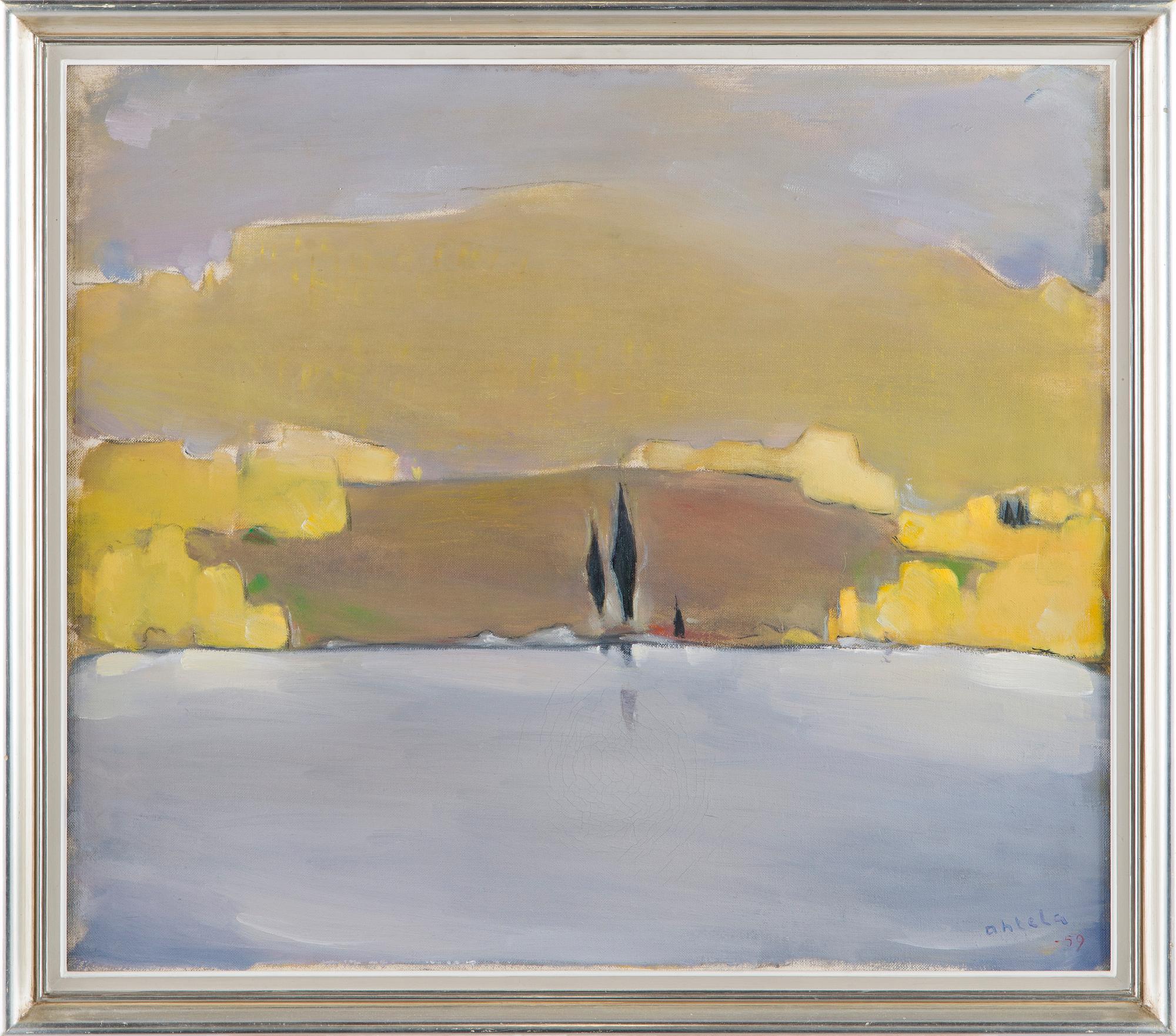 Einar Reuter (H. Ahtela), Yellow landscape.
