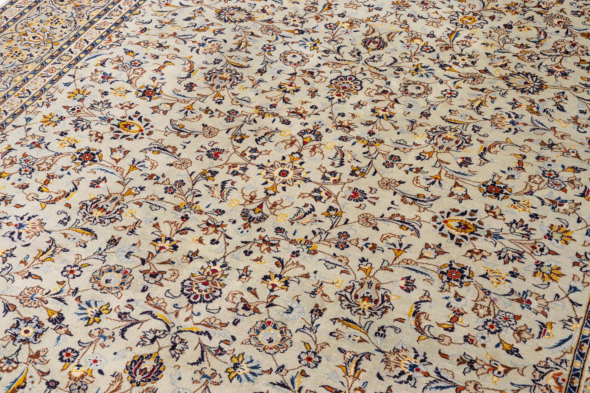 Carpet, Keshan, approx. 402 x 295 cm.