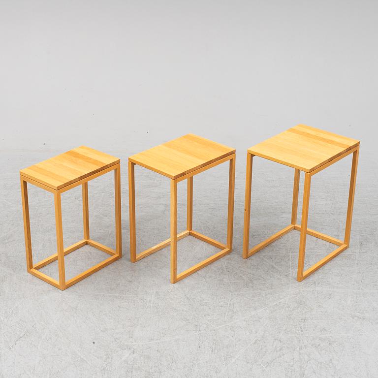 A 'Trio' nesting table by Ulla Christiansson, K Anderson & Söner.