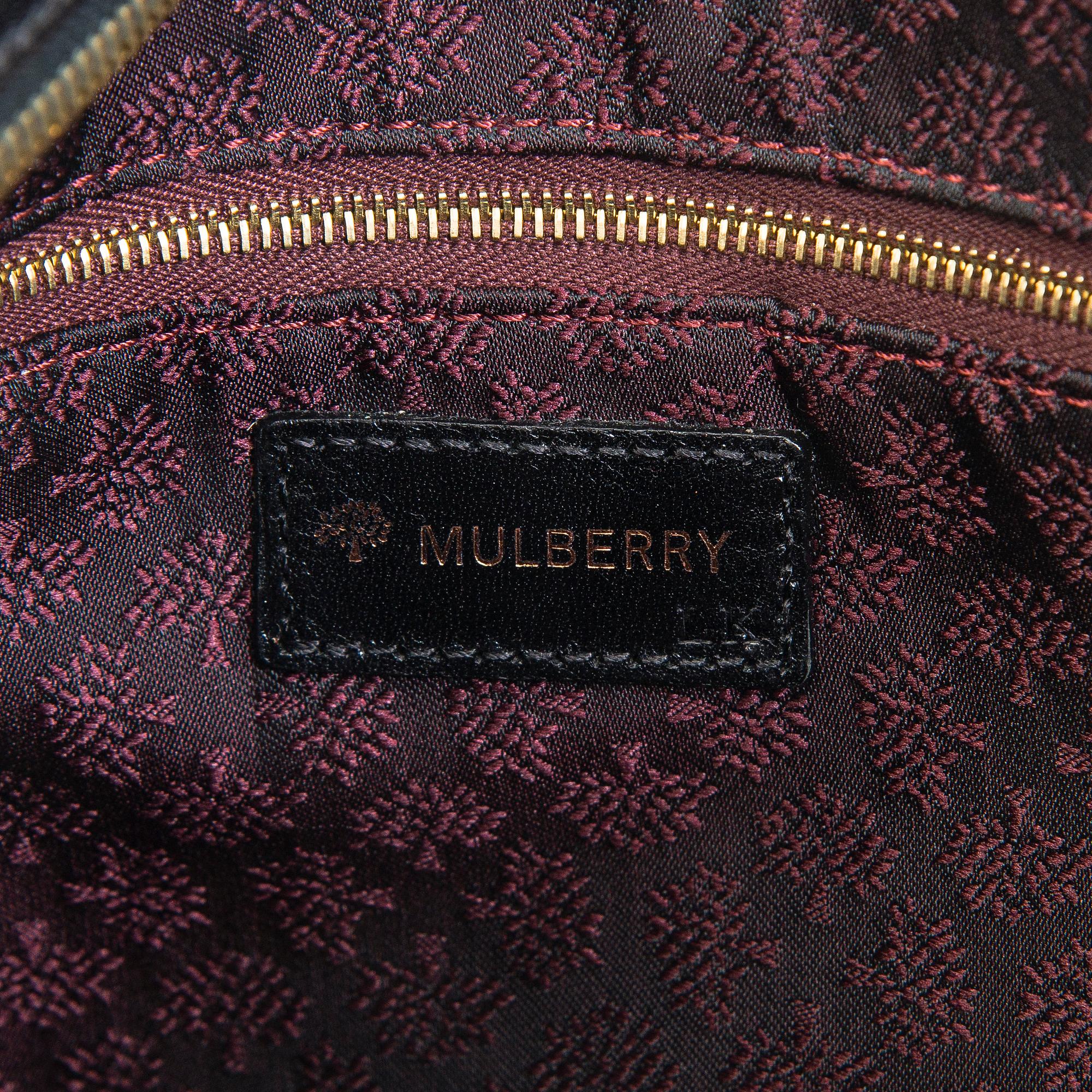 Mulberry, a Congo leather bag.