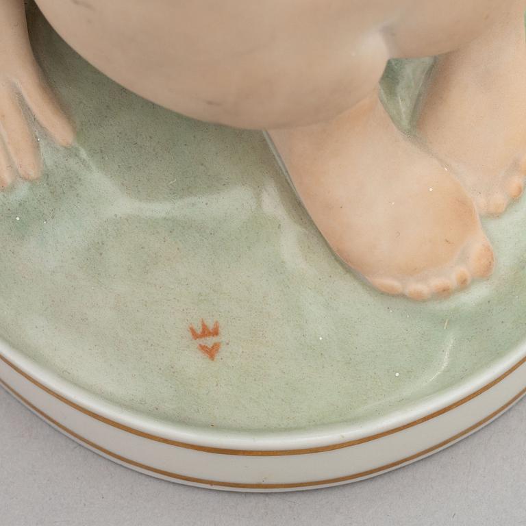 Gerhard Henning, a porcelain figurine, Royal Copenhagen, Denmark, first half of the 20th century.