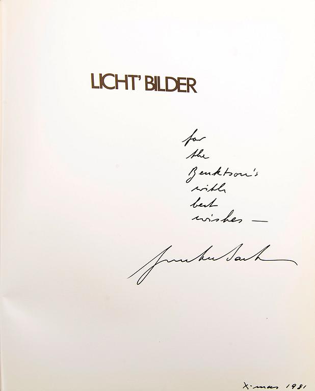 FOTOBÖCKER, 7 st, Gunter Sachs och en Alexander Sachs, 5 st med signering och dedikation.