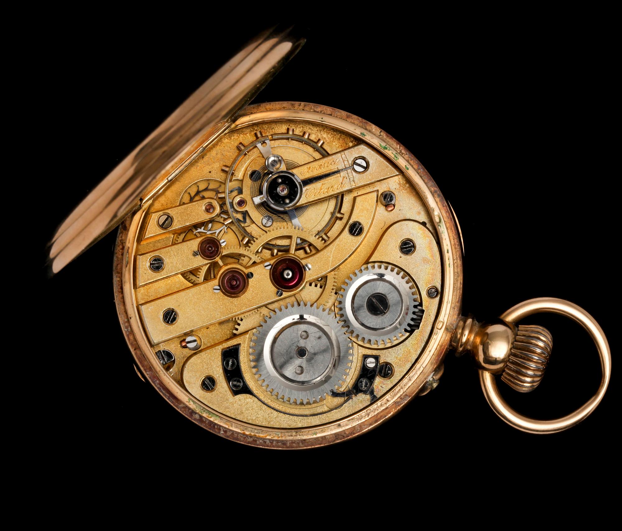 FICKUR, 18K. Pehr Aug. Dahl. 1800-tal.