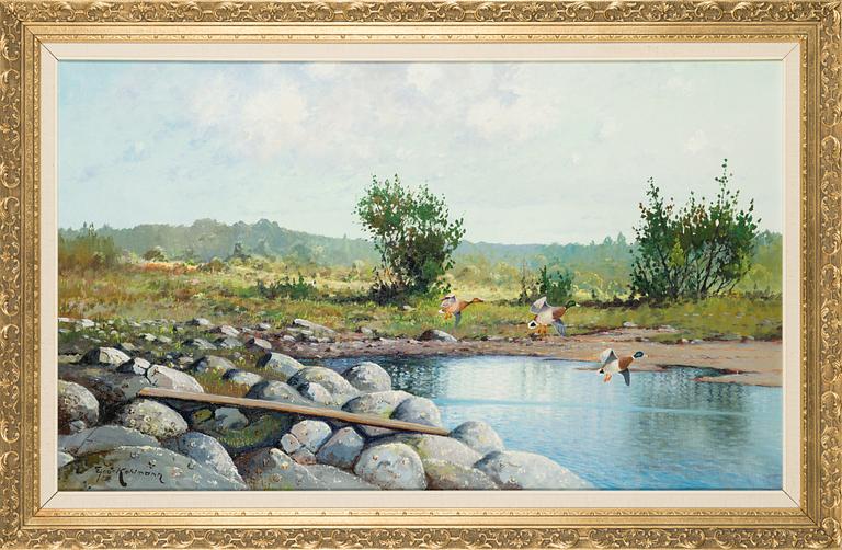 Ejnar Kohlmann, olja på duk, signerad.