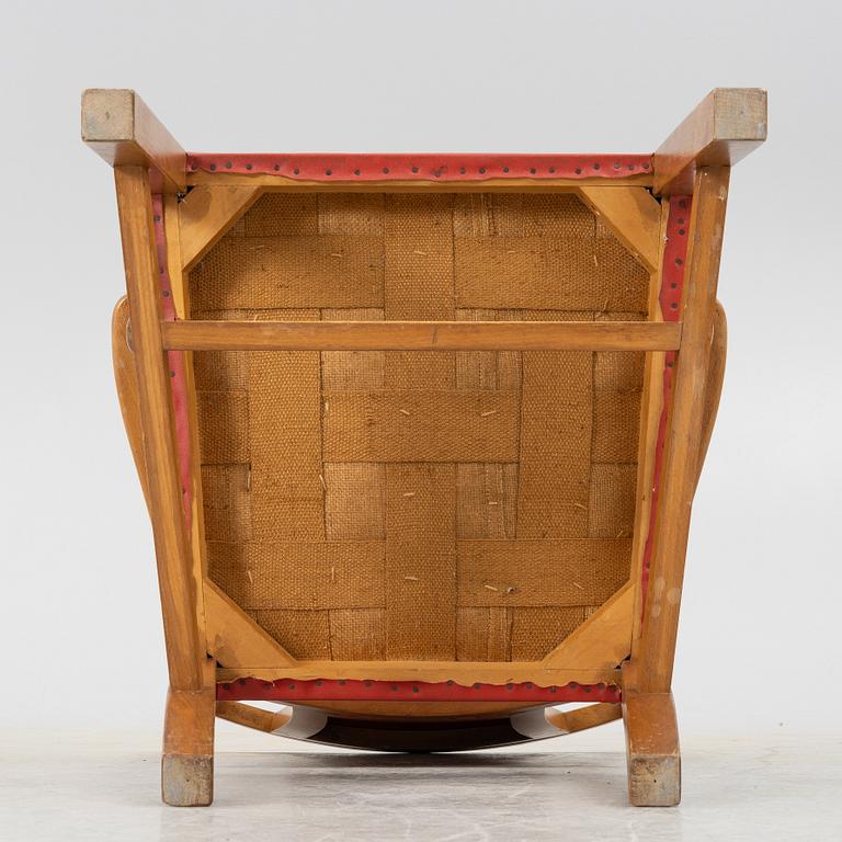 Josef Frank, a model B2163 armchair, Svenskt Tenn.
