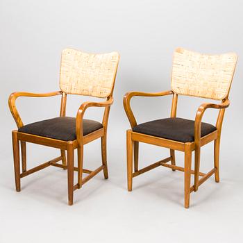 ERIK BRYGGMAN, a pair of 1930's armchairs for.