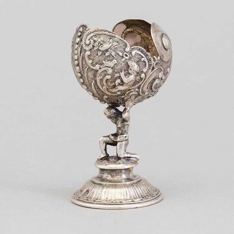 SALTKAR, Silver, troligen södra Europa, 1800-talets andra hälft.