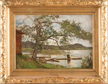 Hjalmar Munsterhjelm, Cottage by the shore.
