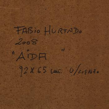 FABIO HURTADO, oil on canvas, signed and dated a tergo.