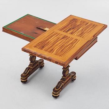 A William IV kingwood and mahogany card table by Thomas & George Seddon (firm active in London 1753/1815-70).