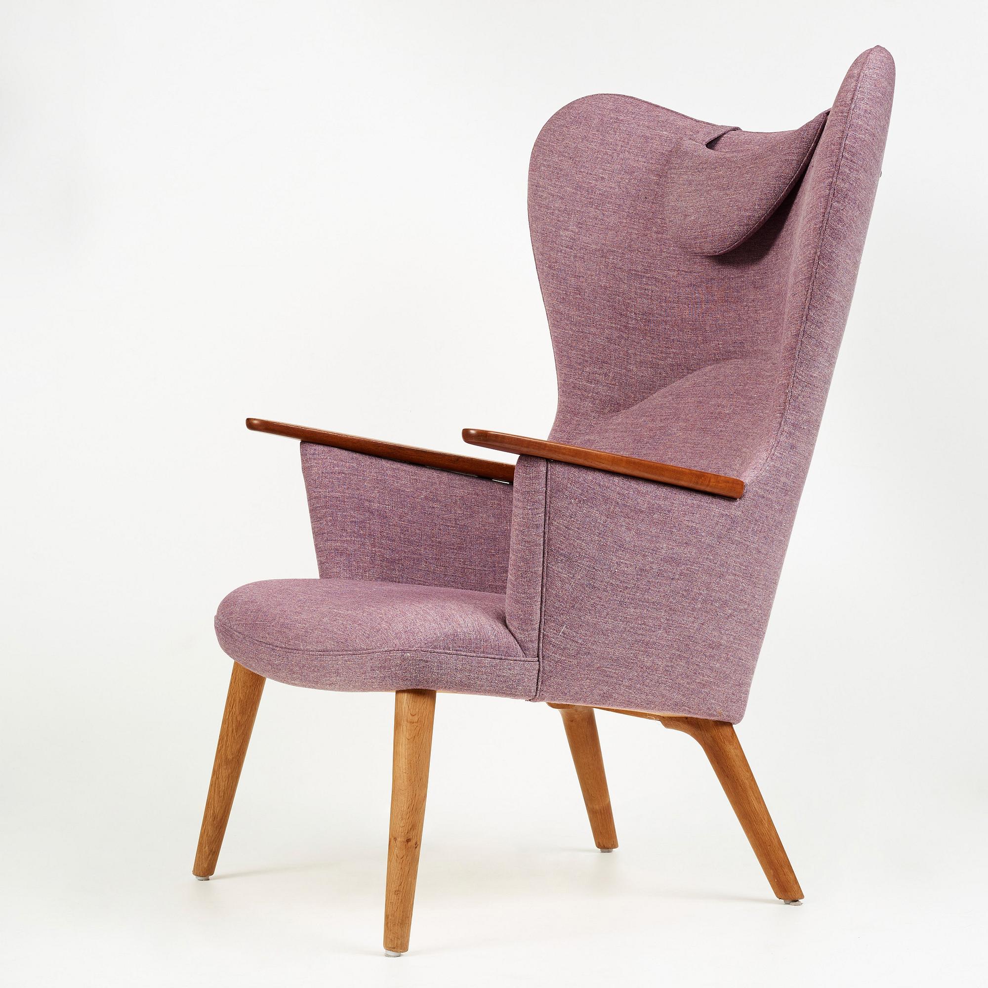 Hans J. Wegner, a "Mama bear", easy chair, model AP27, for AP-stolen, Denmark 1950-60's.