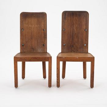 Axel Einar Hjorth, stolar, 5 st,"Lovö", Nordiska Kompaniet, 1930-tal.