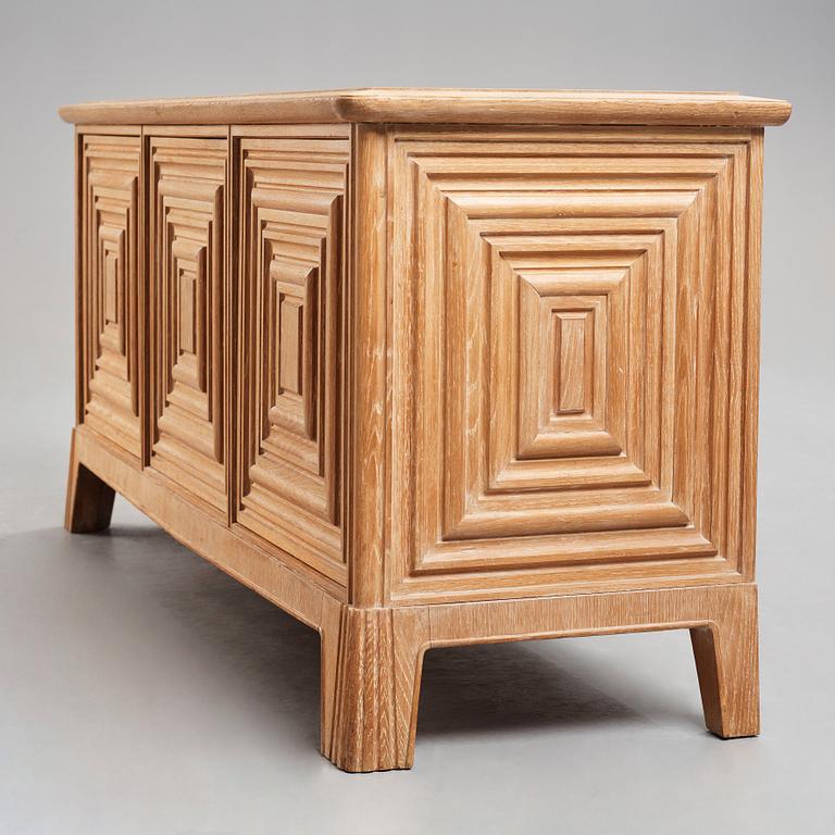 Oscar Nilsson, attributed to, an oak Swedish Modern sideboard, 1940's.