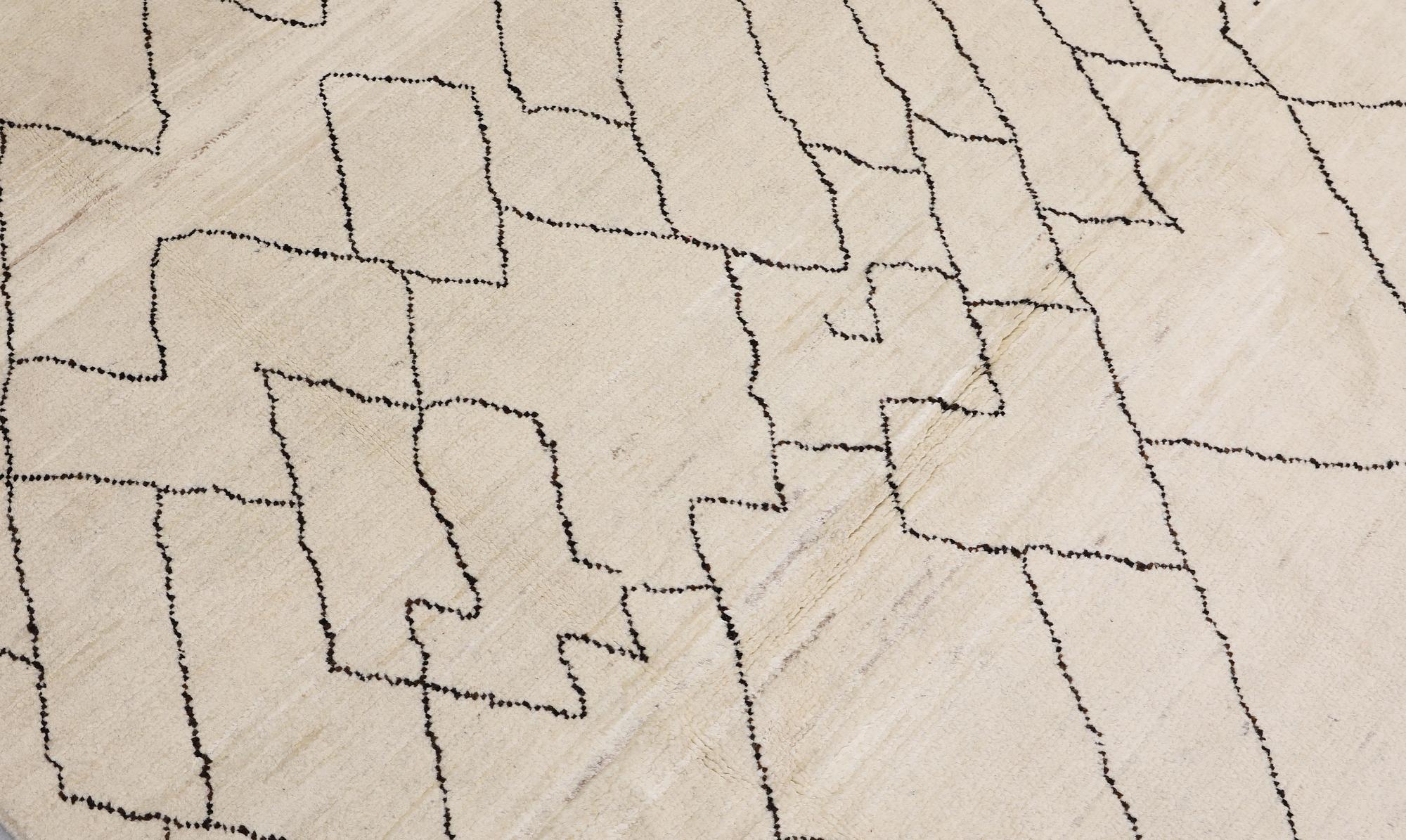 A Moroccan carpet, 293 x 186 cm.