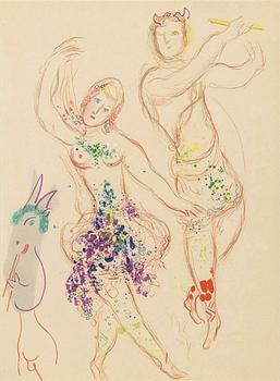 Marc Chagall, "Le Ballet" from the 20th century 1969.