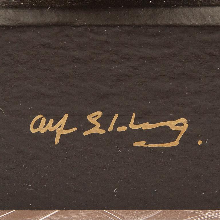 Alf Ekberg, Alf Ekberg, skulptur signerad.