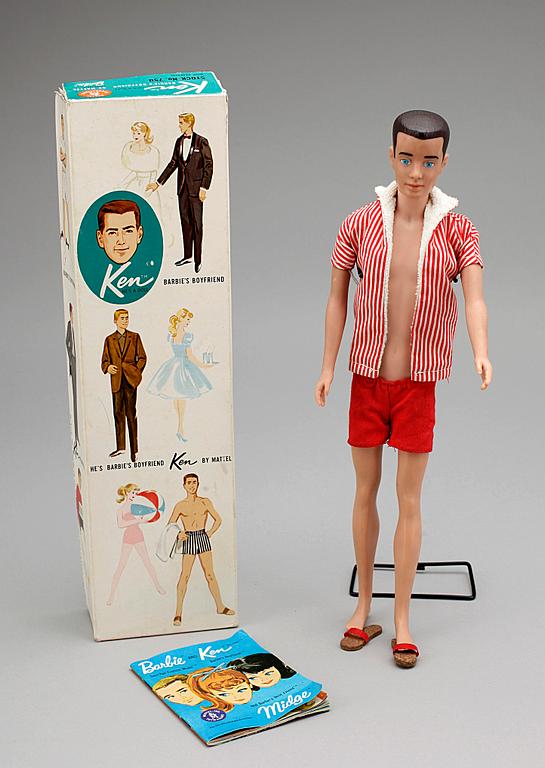 DOCKA, "Barbies Boyfriend Ken", Mattel, 1960-tal.