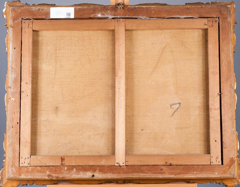 OKÄND KONSTNÄR, olja på duk, osignerad, 1800-tal.