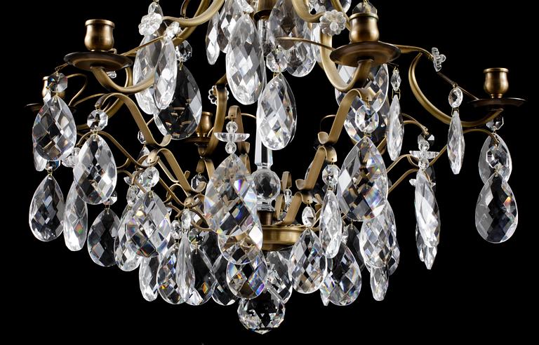 LJUSKRONA, rokokostil, 19/2000-tal. Höjd ca 60.