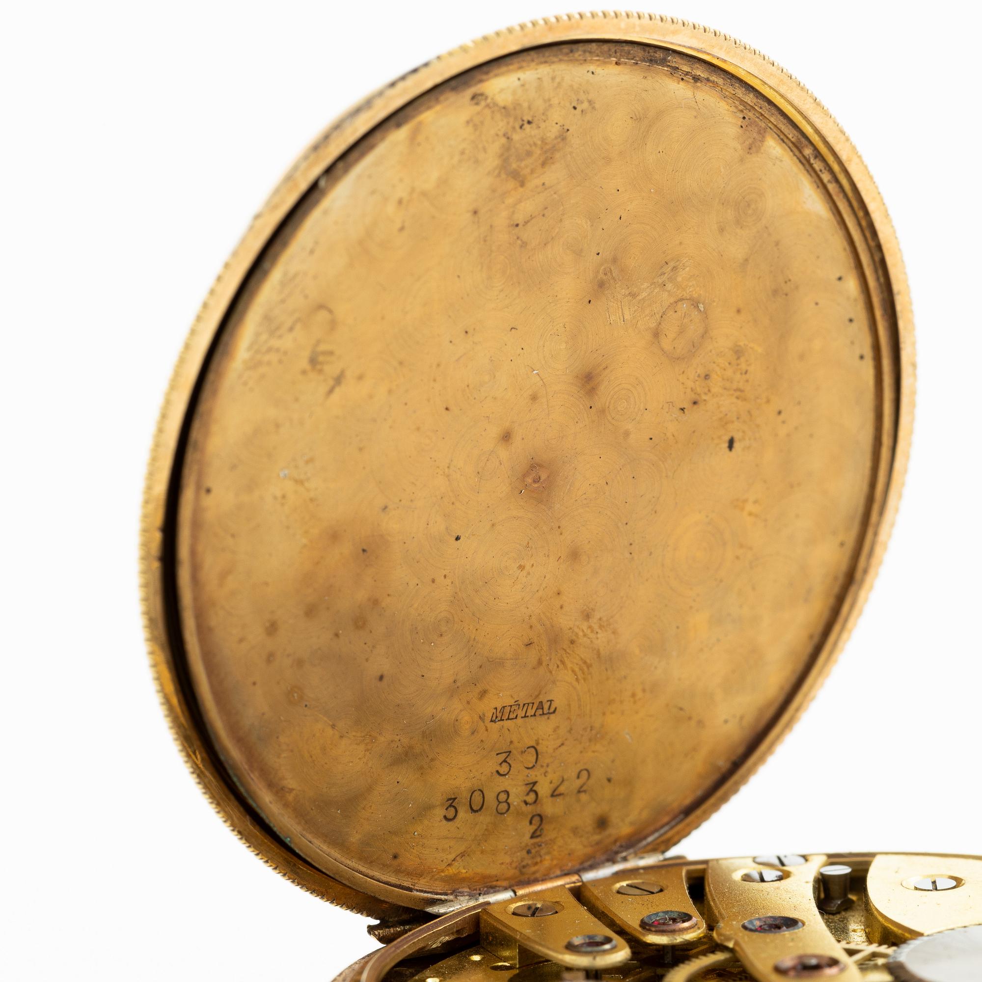 Pocket watch, ca 48 mm.