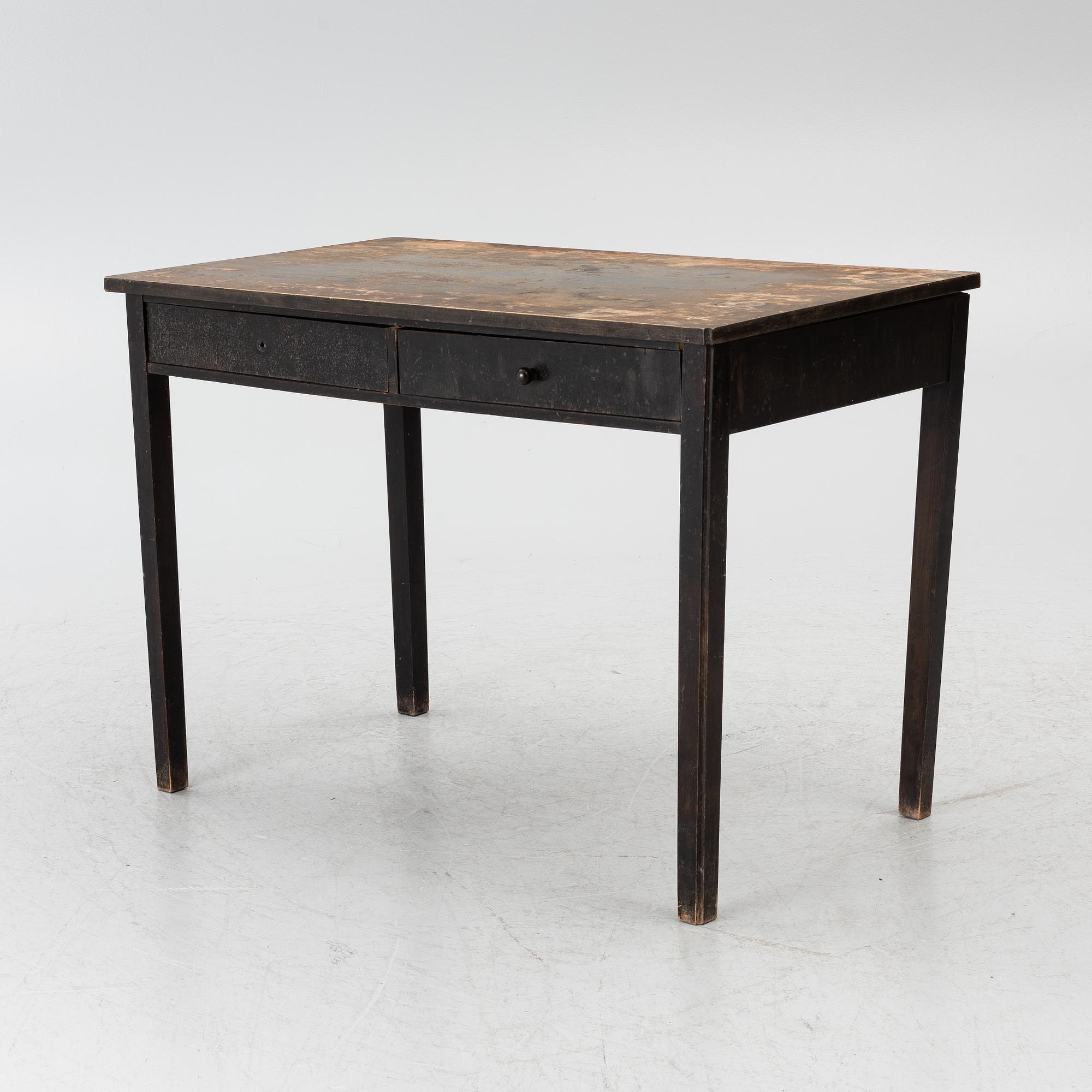 Axel Einar Hjorth, skrivbord, funkis, Nordiska Kompaniet, 1926.