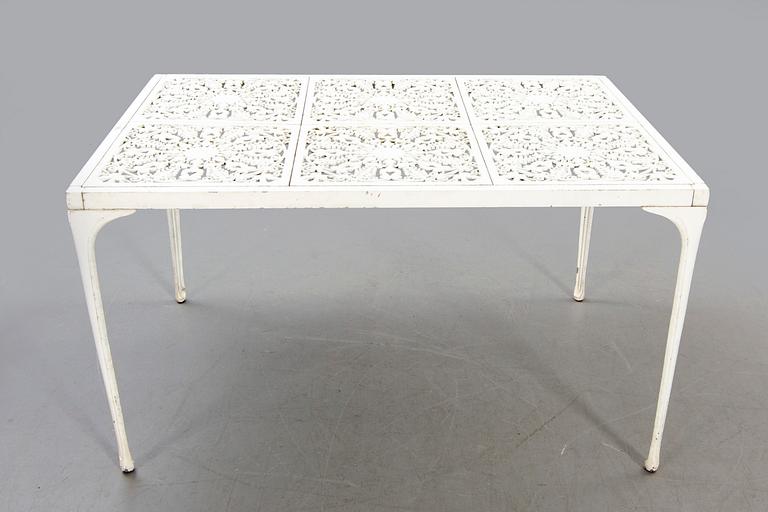 Garden group, table, chairs, 4 pcs, last part of the 20th century.